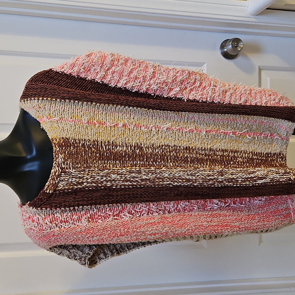 ANTHROPOLOGIE Multicolor Knit Women's Sweater Vest - S